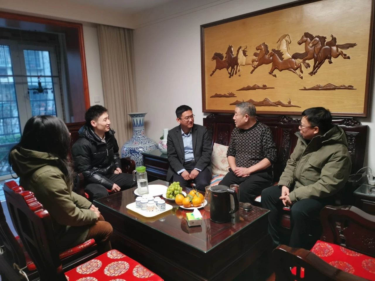津投資本領(lǐng)導(dǎo)班子成員開展春節(jié)前走訪慰問活動